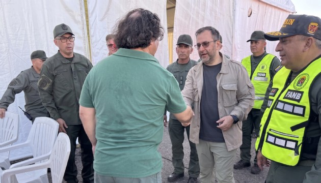 Venezuela'dan Türk ekibine teşekkür ziyareti